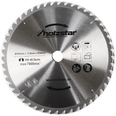 HOLZSTAR - AKZ30548 - 305 mm - 48 dents - Lame de scie circulaire - Publicité HOLZSTAR - AKZ30548 - 305 mm - 48 dents - Lame de scie circulaire - Publicité