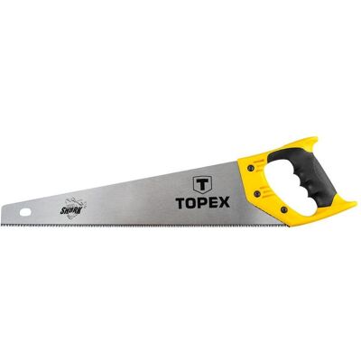 Topex Scie Manuelle 500mm - 7 Tpi - Durable & Ergonomique - Publicité Topex Scie Manuelle 500mm - 7 Tpi - Durable & Ergonomique - Publicité