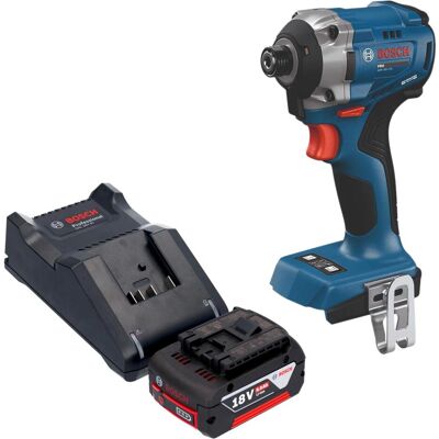 Professional, Perceuse + Visseuses sans fil, Visseuse à chocs sans fil Bosch GDR 18V-215 Professional 18 V 215 Nm 1/4" + 1 batterie 5,0 Ah + (Clé à chocs) - Publicité Professional, Perceuse + Visseuses sans fil, Visseuse à chocs sans fil Bosch GDR 18V-215 Professional 18 V 215 Nm 1/4" + 1 batterie 5,0 Ah + (Clé à chocs) - Publicité
