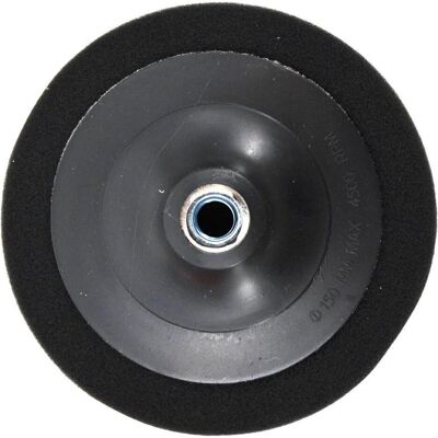 Awtools, Abrasifs, 125 mm Éponge de polissage noire M14 douce - Publicité Awtools, Abrasifs, 125 mm Éponge de polissage noire M14 douce - Publicité
