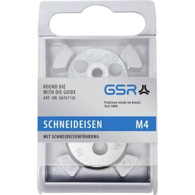 Gustav Stusberg Outil de filetage rond M6 HSS-G - Vis extérieures - Publicité Gustav Stusberg Outil de filetage rond M6 HSS-G - Vis extérieures - Publicité