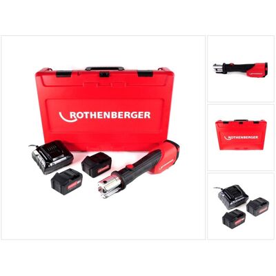 Rothenberger, Outil de presse, ROMAX 4000 18 V Li-Ion Basic Set Sertisseuse sans fil + Coffret de transport + 2x Batte - Publicité Rothenberger, Outil de presse, ROMAX 4000 18 V Li-Ion Basic Set Sertisseuse sans fil + Coffret de transport + 2x Batte - Publicité