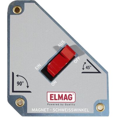 Elmag, Poste à souder : accessoires, Equerre de soudage magnétique MSW-1 40 commutable - Publicité Elmag, Poste à souder : accessoires, Equerre de soudage magnétique MSW-1 40 commutable - Publicité