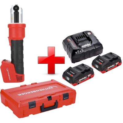 Rothenberger, Outil de presse, ROMAX NANO Akku Pressmaschine 18 V 34 kN CAS + 2x LiHD Akku 4,0 Ah + Ladegerät + (Presse à tube) - Publicité Rothenberger, Outil de presse, ROMAX NANO Akku Pressmaschine 18 V 34 kN CAS + 2x LiHD Akku 4,0 Ah + Ladegerät + (Presse à tube) - Publicité