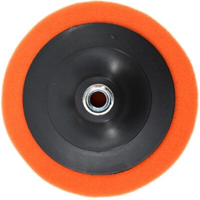 Awtools, Abrasifs, 180 -mm - Eponge de polissage orange M14 moyenne - Publicité Awtools, Abrasifs, 180 -mm - Eponge de polissage orange M14 moyenne - Publicité