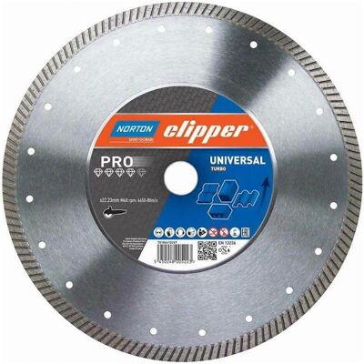 Disque Diamanté Symantec/Norton Clipper - 230x22,2mm - Disque de coupe diamanté - Publicité Disque Diamanté Symantec/Norton Clipper - 230x22,2mm - Disque de coupe diamanté - Publicité