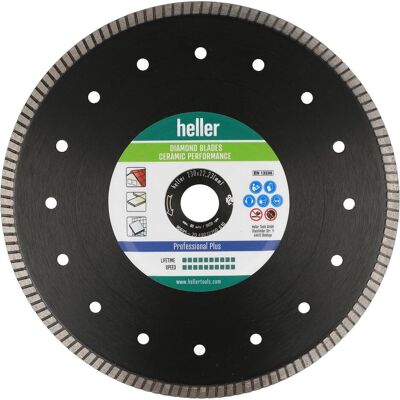 Heller Tools Heller 29921 Disque à tronçonner diamanté - Céramique, Carreaux, Béton - Publicité Heller Tools Heller 29921 Disque à tronçonner diamanté - Céramique, Carreaux, Béton - Publicité