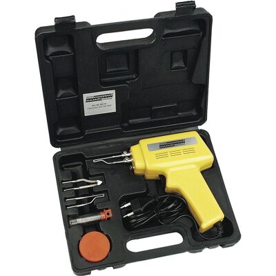 Kit de soudure Brüder Mannesmann - 100W, Jaune - Publicité Kit de soudure Brüder Mannesmann - 100W, Jaune - Publicité