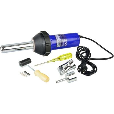 GEKO, Poste à souder, Appareil de soudage à air chaud pour plastiques, 1080W, 20-550°C - Publicité GEKO, Poste à souder, Appareil de soudage à air chaud pour plastiques, 1080W, 20-550°C - Publicité