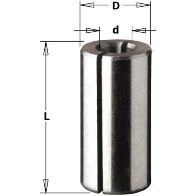 Douille en acier 8/12mm Longueur 25mm - Réduction/Extension pour arbre - Publicité Douille en acier 8/12mm Longueur 25mm - Réduction/Extension pour arbre - Publicité