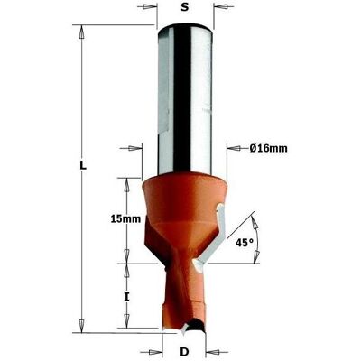 CMT D10x20x70 Mèche - Perçage dans le Bois, Plastique, Stratifiés - Publicité CMT D10x20x70 Mèche - Perçage dans le Bois, Plastique, Stratifiés - Publicité