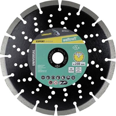 wolfcraft PRO LASER UNIVERSAL Disque de coupe diamanté - Disque de coupe diamanté - Publicité wolfcraft PRO LASER UNIVERSAL Disque de coupe diamanté - Disque de coupe diamanté - Publicité