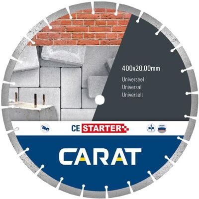 Carat CES4002000 Lame diamantée - 400mm, Soudure laser - Publicité Carat CES4002000 Lame diamantée - 400mm, Soudure laser - Publicité