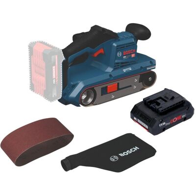 Professional, Ponceuse + polisseuse, Bosch GBS 18V-75 Akku Bandschleifer 18 V 76 x 533 mm Brushless + 1x ProCORE Akku 4,0 Ah - ohne (Ponceuse à bande) - Publicité Professional, Ponceuse + polisseuse, Bosch GBS 18V-75 Akku Bandschleifer 18 V 76 x 533 mm Brushless + 1x ProCORE Akku 4,0 Ah - ohne (Ponceuse à bande) - Publicité