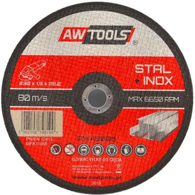 Awtools, Lame de scie, Disque métallique 230*1,9 mm / 22,2 - Publicité Awtools, Lame de scie, Disque métallique 230*1,9 mm / 22,2 - Publicité