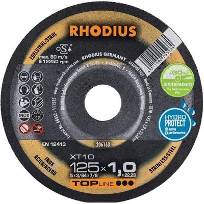Rhodius - Disque de coupe XT10 115 x 1,5mm - Disque de coupe - Publicité Rhodius - Disque de coupe XT10 115 x 1,5mm - Disque de coupe - Publicité