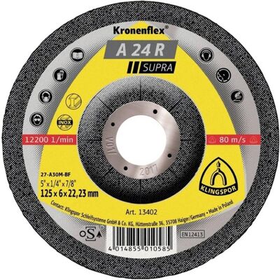 Disque abrasif Klingspor 180mm - Haute performance - Publicité Disque abrasif Klingspor 180mm - Haute performance - Publicité