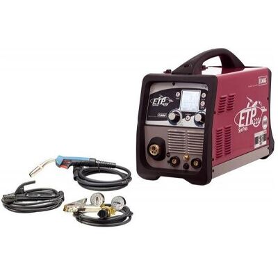 Elmag, Poste à souder, - Onduleur de soudage multifonction, portable GRUND-SET Mod. ETP 220 SynPuls - SET DE BASE MIG/MAG (Soudeur à onduleur) - Publicité Elmag, Poste à souder, - Onduleur de soudage multifonction, portable GRUND-SET Mod. ETP 220 SynPuls - SET DE BASE MIG/MAG (Soudeur à onduleur) - Publicité