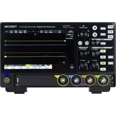 Oscilloscope numérique VOLTCRAFT DOV1004 - 100 MHz, 4 canaux, 1,25 GSa/s, 50 Mpts, stockage numérique 12 bits - Publicité Oscilloscope numérique VOLTCRAFT DOV1004 - 100 MHz, 4 canaux, 1,25 GSa/s, 50 Mpts, stockage numérique 12 bits - Publicité