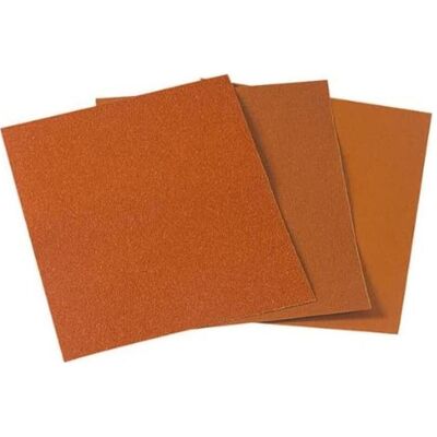 Wolfcraft Modèle 2842000 Orange - Papier abrasif pour bois & métal - Publicité Wolfcraft Modèle 2842000 Orange - Papier abrasif pour bois & métal - Publicité