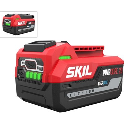 Skil, Batterie outillage + chargeur, BR1E3144AA 20V 4.0Ah Keep Cool Akku mit USB-C 2-seitig PWRCORE 20 (20 V) - Publicité Skil, Batterie outillage + chargeur, BR1E3144AA 20V 4.0Ah Keep Cool Akku mit USB-C 2-seitig PWRCORE 20 (20 V) - Publicité