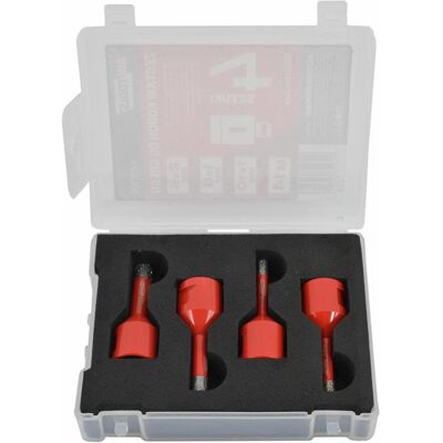 Awtools, Scie-cloche, JEU DE FORETS POUR GRÈS, lot de 5 pièces (2 x 6 mm, 8 mm, 10 mm) dans un coffret pour travail à sec (10 mm, 6 mm, 8 mm) - Publicité Awtools, Scie-cloche, JEU DE FORETS POUR GRÈS, lot de 5 pièces (2 x 6 mm, 8 mm, 10 mm) dans un coffret pour travail à sec (10 mm, 6 mm, 8 mm) - Publicité