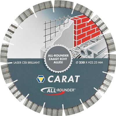 Carat, Lame de scie, Karat Allrounder Master Diamantschijf 230x22,23 mm - CEB2303015 - Publicité Carat, Lame de scie, Karat Allrounder Master Diamantschijf 230x22,23 mm - CEB2303015 - Publicité