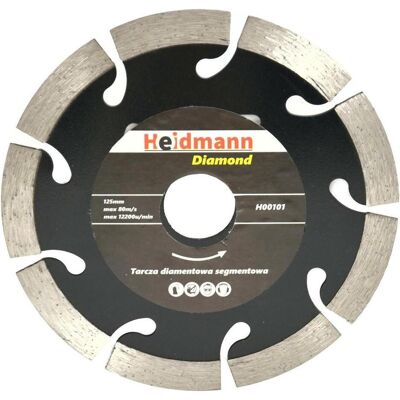 GEKO, Lame de scie, Disque à tronçonner diamanté à segments, 125x22,2x10mm - Publicité GEKO, Lame de scie, Disque à tronçonner diamanté à segments, 125x22,2x10mm - Publicité