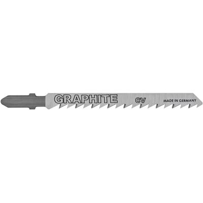Graphite Lame pour scie sauteuse attache T - 6 pièces - Publicité Graphite Lame pour scie sauteuse attache T - 6 pièces - Publicité