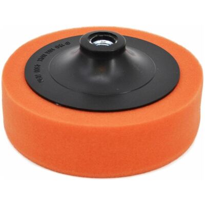 Awtools, Produit de polissage, 125 -mm - Eponge de polissage Orange M14 moyenne - Publicité Awtools, Produit de polissage, 125 -mm - Eponge de polissage Orange M14 moyenne - Publicité