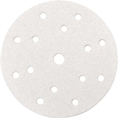 Tyrolit, Abrasifs, Disque abrasif auto-agrippant TFC 150 mm Grain 40 pour bois / peinture Nombre de trous 17 (40) - Publicité Tyrolit, Abrasifs, Disque abrasif auto-agrippant TFC 150 mm Grain 40 pour bois / peinture Nombre de trous 17 (40) - Publicité