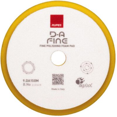 RUPES - 9.DA150M - 130-150 mm - D-A Fine - Pad de polissage - Publicité RUPES - 9.DA150M - 130-150 mm - D-A Fine - Pad de polissage - Publicité