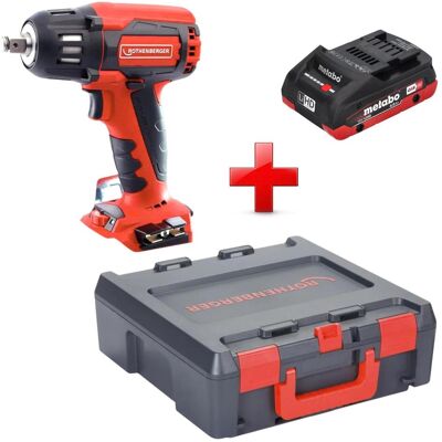 Rothenberger, Perceuse + Visseuses sans fil, RO ID400 Akku Schlagschrauber 18 V 400 Nm Brushless + 1x LiHD Akku 4,0 Ah + Rocase - (Clé à chocs) - Publicité Rothenberger, Perceuse + Visseuses sans fil, RO ID400 Akku Schlagschrauber 18 V 400 Nm Brushless + 1x LiHD Akku 4,0 Ah + Rocase - (Clé à chocs) - Publicité