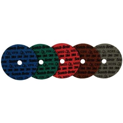 Abrasifs, Scotch-Brite Precision overfladebehandlingsrondel PN-DH ekstra grov 125mm x 22.23mm - (25 pcs.) - Publicité Abrasifs, Scotch-Brite Precision overfladebehandlingsrondel PN-DH ekstra grov 125mm x 22.23mm - (25 pcs.) - Publicité