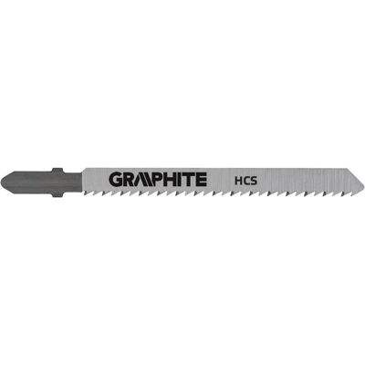 Lames de scie sauteuse Graphite 10TPI T-rail - 25 pcs - Publicité Lames de scie sauteuse Graphite 10TPI T-rail - 25 pcs - Publicité