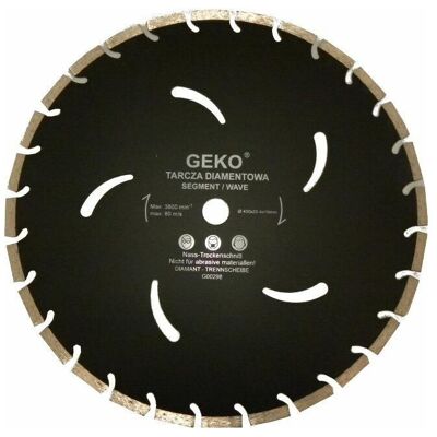 Disque de coupe diamant GEKO - 400x10x32mm - Publicité Disque de coupe diamant GEKO - 400x10x32mm - Publicité