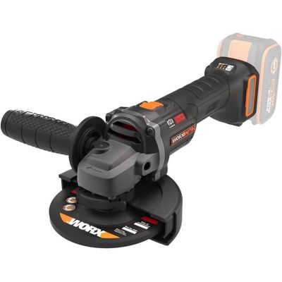 Meuleuse Worx WX814.9 20V Max - 125mm, sans balais, légère - Publicité Meuleuse Worx WX814.9 20V Max - 125mm, sans balais, légère - Publicité