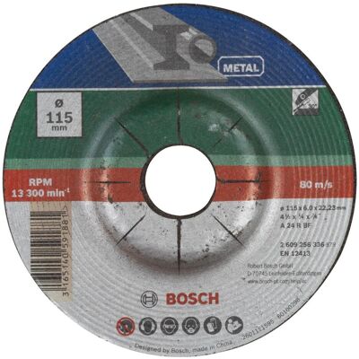 Bosch 2609256336 Disque de Coupe - Métal, 115mm, Centre Déprimé - Publicité Bosch 2609256336 Disque de Coupe - Métal, 115mm, Centre Déprimé - Publicité