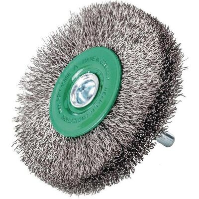 Lessmann Brosse ronde ondulée en acier inoxydable - Brosse ronde - Publicité Lessmann Brosse ronde ondulée en acier inoxydable - Brosse ronde - Publicité