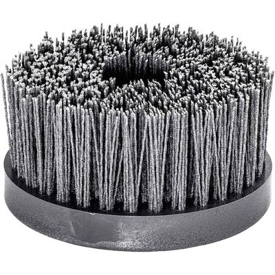 LESSMANN 405845 - Brosse à disque 130mm M14 abrasive nylon K.80 - Publicité LESSMANN 405845 - Brosse à disque 130mm M14 abrasive nylon K.80 - Publicité