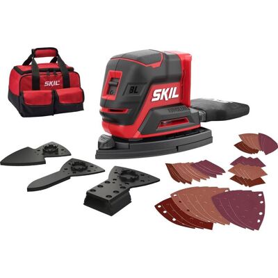 Skil, Ponceuse + polisseuse, SR1E3720FB Multischleifer 20V Compact bürstenlos exkl. Akkus und Ladegerät in Tasche (Ponceuse multi) - Publicité Skil, Ponceuse + polisseuse, SR1E3720FB Multischleifer 20V Compact bürstenlos exkl. Akkus und Ladegerät in Tasche (Ponceuse multi) - Publicité