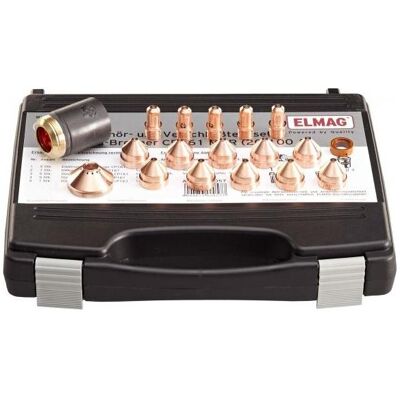 Elmag CP161 MAR Zubehör- Und Verschleißteileset - Ensemble de pièces pour coupeur plasma - Publicité Elmag CP161 MAR Zubehör- Und Verschleißteileset - Ensemble de pièces pour coupeur plasma - Publicité