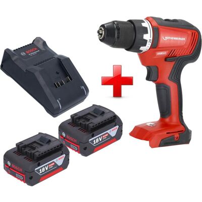 Rothenberger, Perceuse + Visseuses sans fil, RO DD55 Akku Bohrschrauber 18 V 55 Nm Brushless AMPShare + 2x Akku 4,0 Ah + Ladegerät (Perceuse-visseuse) - Publicité Rothenberger, Perceuse + Visseuses sans fil, RO DD55 Akku Bohrschrauber 18 V 55 Nm Brushless AMPShare + 2x Akku 4,0 Ah + Ladegerät (Perceuse-visseuse) - Publicité