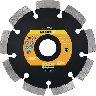 Samedia GmbH Disque diamant MST d.125mm - Béton et maçonnerie - Publicité Samedia GmbH Disque diamant MST d.125mm - Béton et maçonnerie - Publicité
