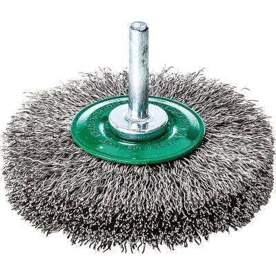 Brosse ronde en acier inoxydable ondulée - 415.362 - Publicité Brosse ronde en acier inoxydable ondulée - 415.362 - Publicité