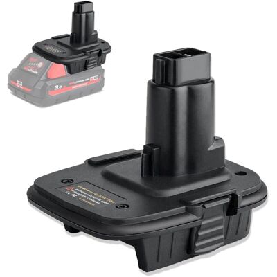 LKD, Batterie outillage + chargeur, Akku-Adapter - DeWalt/Milwaukee 18V auf DeWalt 18V Ni-MH Elektrowerkzeug (18 V) - Publicité LKD, Batterie outillage + chargeur, Akku-Adapter - DeWalt/Milwaukee 18V auf DeWalt 18V Ni-MH Elektrowerkzeug (18 V) - Publicité