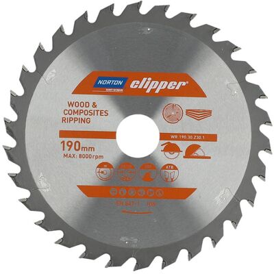 Norton N70184608053 Lame de Scie Circulaire - Découpe Bois - Publicité Norton N70184608053 Lame de Scie Circulaire - Découpe Bois - Publicité