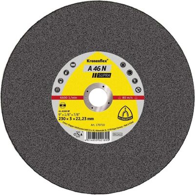Disque de coupe en aluminium Klingspor - 22.23mm - 6600rpm - Publicité Disque de coupe en aluminium Klingspor - 22.23mm - 6600rpm - Publicité