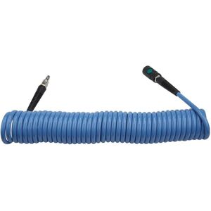 Stürmer, Outils pneumatiques : accessoires, Aircraft Spiralschlauch PU 8x12mm 7,5m mit Einhand-Sicherheitskupplung - Publicité Stürmer, Outils pneumatiques : accessoires, Aircraft Spiralschlauch PU 8x12mm 7,5m mit Einhand-Sicherheitskupplung - Publicité