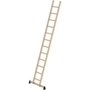 Échelle en bois MUNK de Günzburger Steigtechnik avec traverse nivello 12 barreaux - Publicité Échelle en bois MUNK de Günzburger Steigtechnik avec traverse nivello 12 barreaux - Publicité